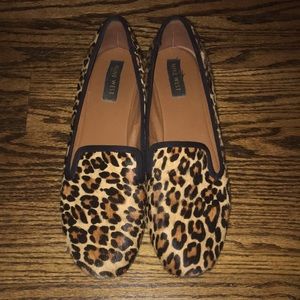 Nine West leopard slides